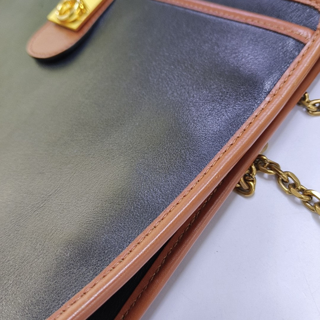 MACADAM CLUTCHES Coated Canvas Black
