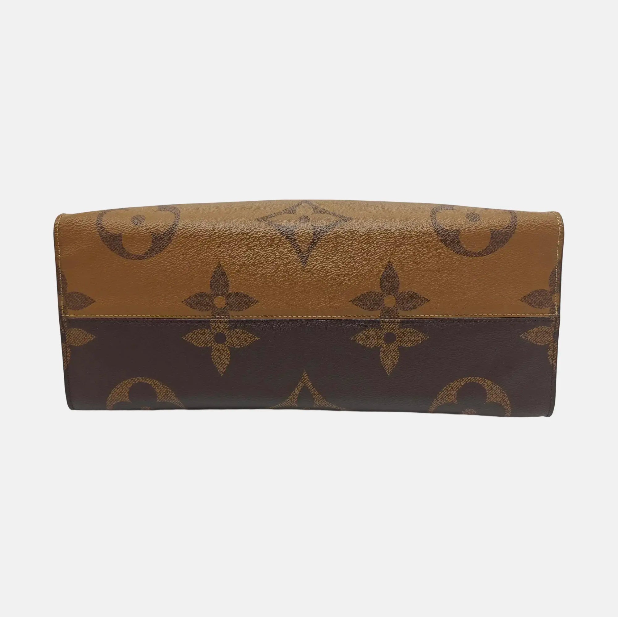 Authenticated pre-owned  Onthego GM Monogram Coated Canvas Brown - Shoulder Bag at Looply