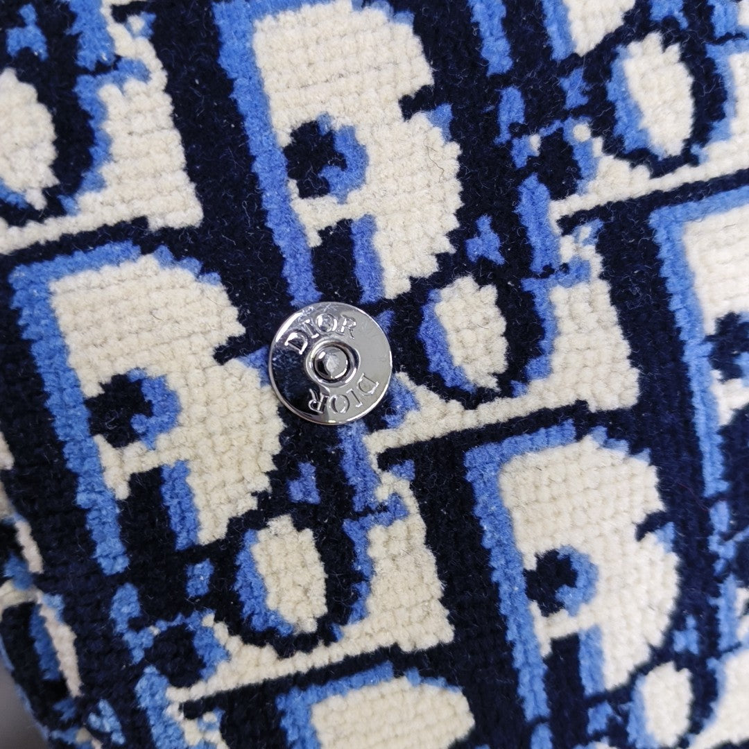 Saddle Small Oblique Fabric Multicolor