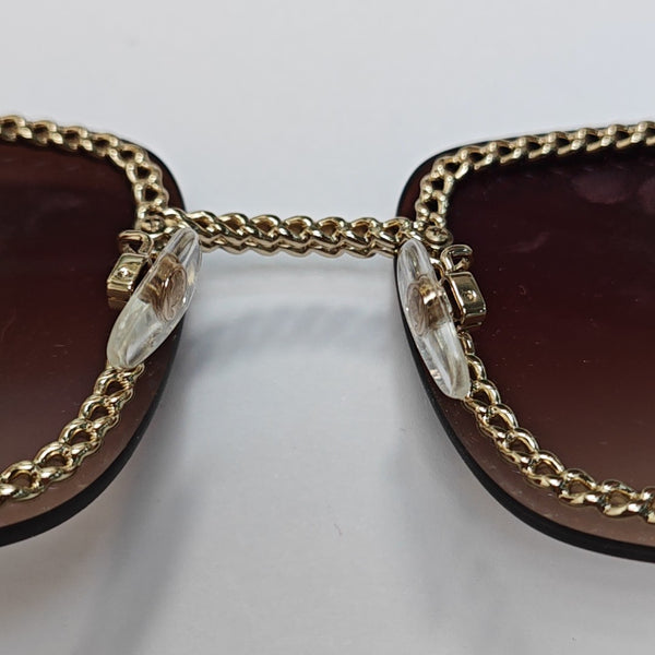 Metal Sunglasses Brown