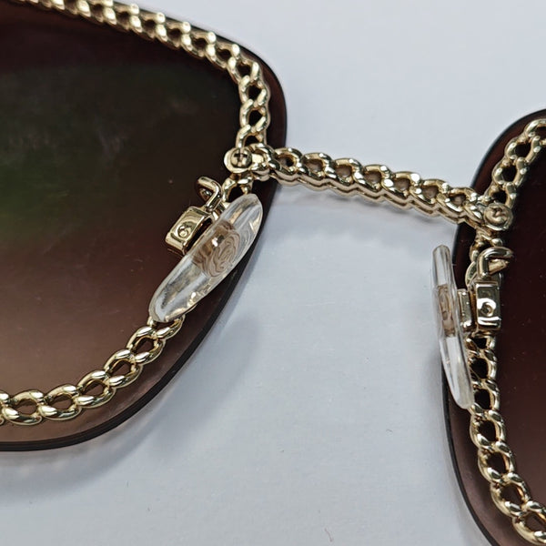 Metal Sunglasses Brown