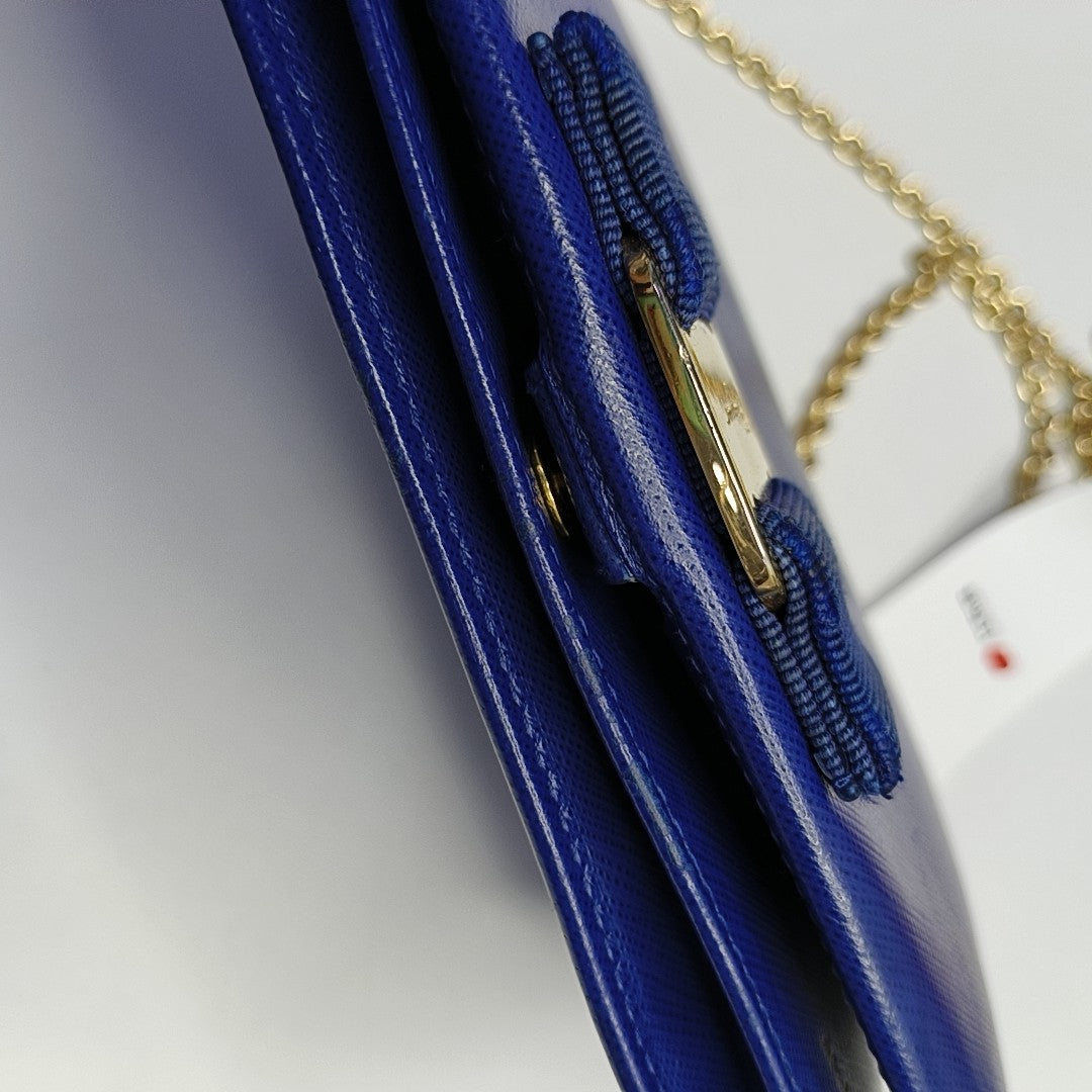 Ginny Calfskin Blue