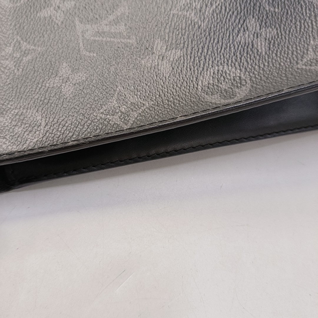 Pochette Voyag MM Monogram Coated Canvas Black