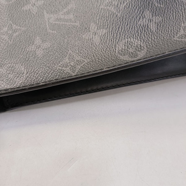 Pochette Voyag MM Monogram Coated Canvas Black