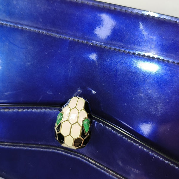 SERPENTI FOREVER Quilted Calfskin Blue