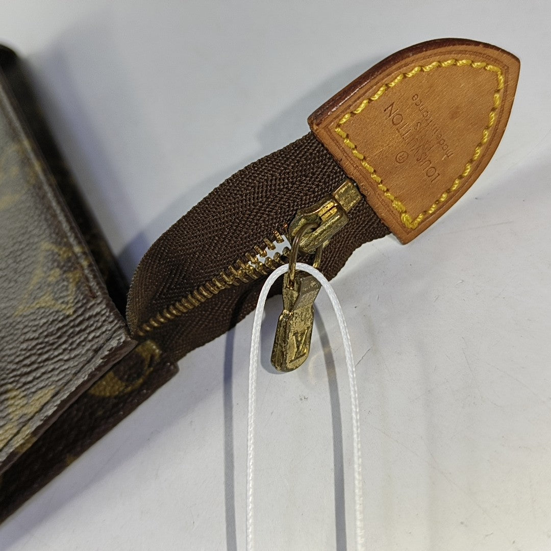 TOILET POCKET 26 Monogram Coated Canvas Brown