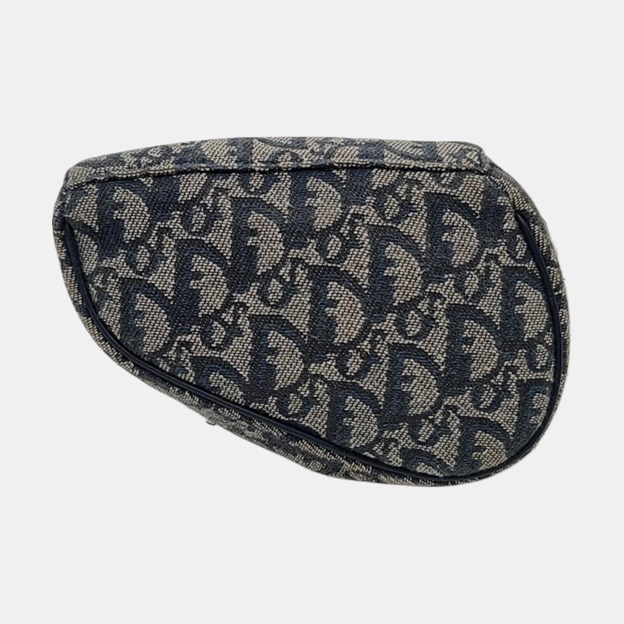 Authenticated pre-owned  Saddle Oblique Canvas Blue - Clutch at Looply
