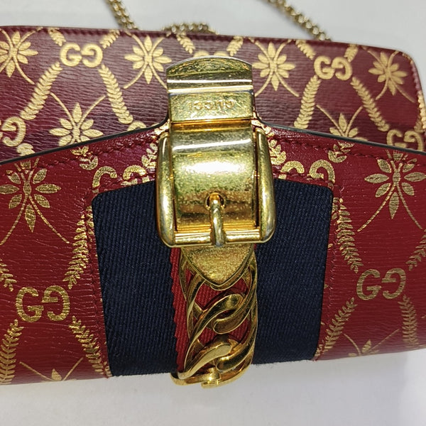 Sylvie Super Mini Calfskin Red