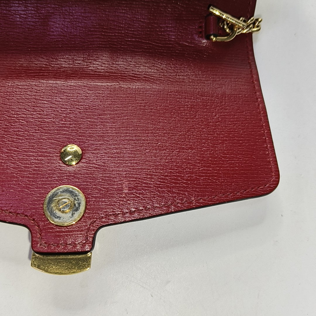Sylvie Super Mini Calfskin Red