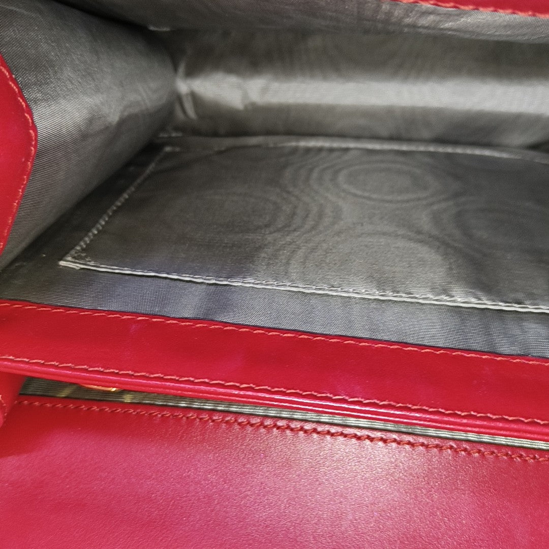 Zumi Small Calfskin Red