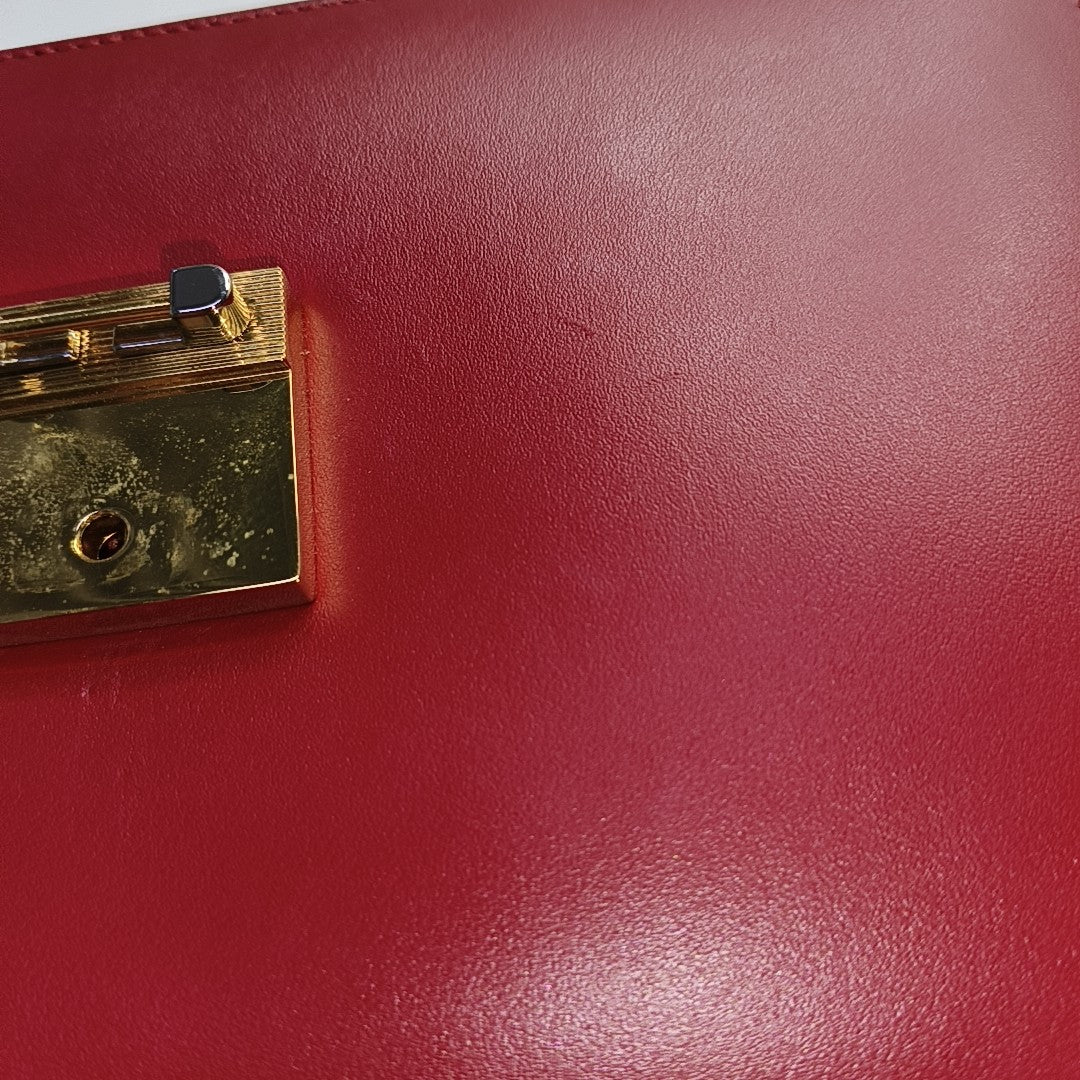 Zumi Small Calfskin Red