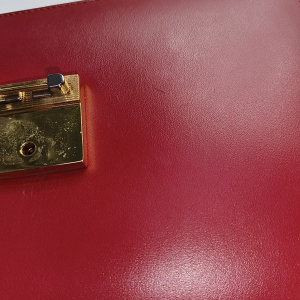 Zumi Small Calfskin Red
