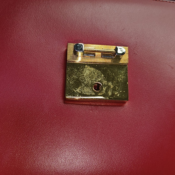 Zumi Small Calfskin Red