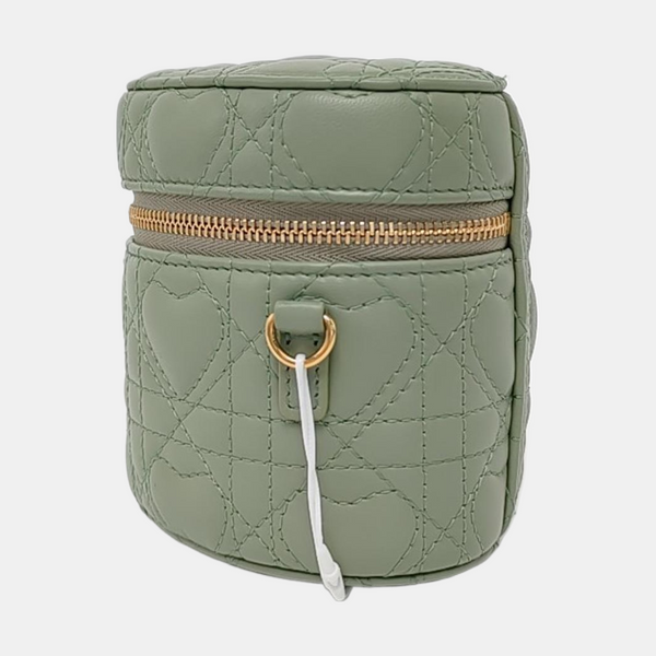 Authenticated pre-owned  Lady Dior Lambskin Green - Crossbody Bag at Looply