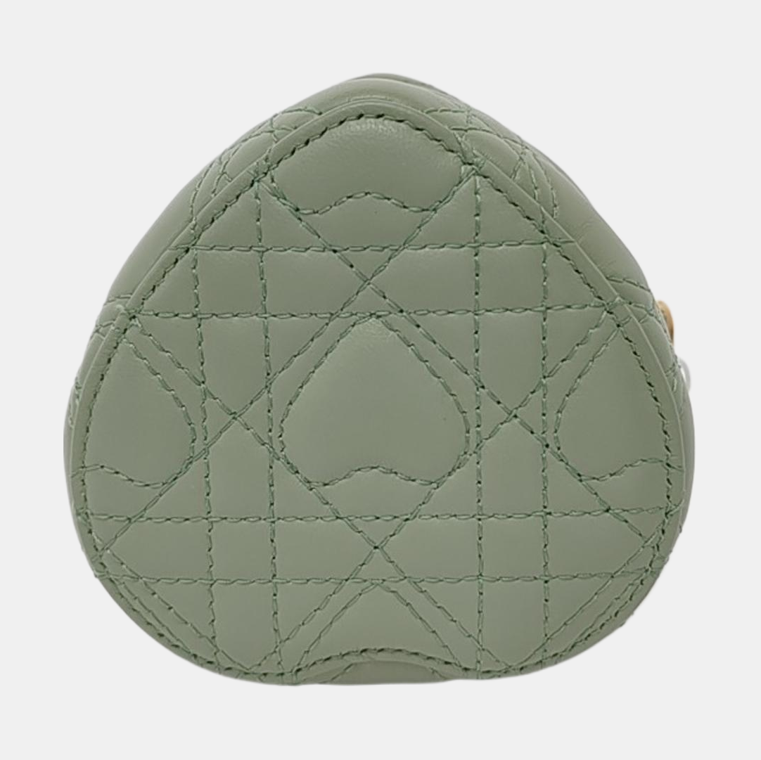 Authenticated pre-owned  Lady Dior Lambskin Green - Crossbody Bag at Looply