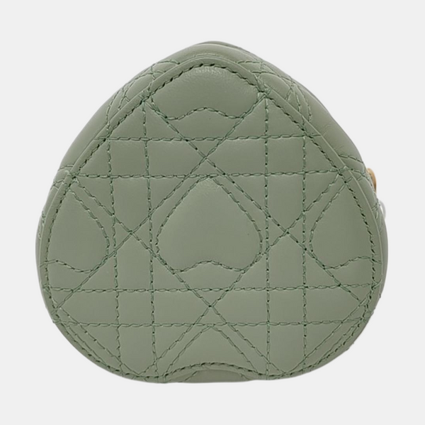 Authenticated pre-owned  Lady Dior Lambskin Green - Crossbody Bag at Looply