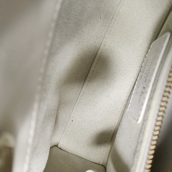 Lady Dior Mini Cannage Lambskin White