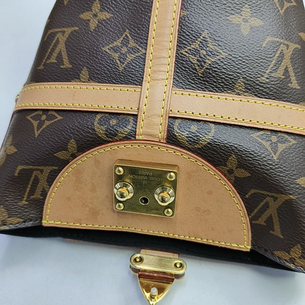 DUFFLE Monogram Coated Canvas Brown