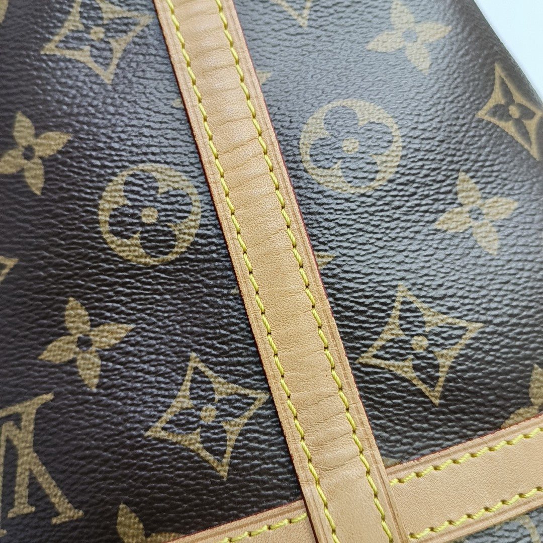 DUFFLE Monogram Coated Canvas Brown