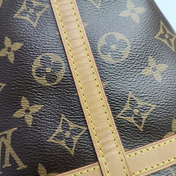 DUFFLE Monogram Coated Canvas Brown