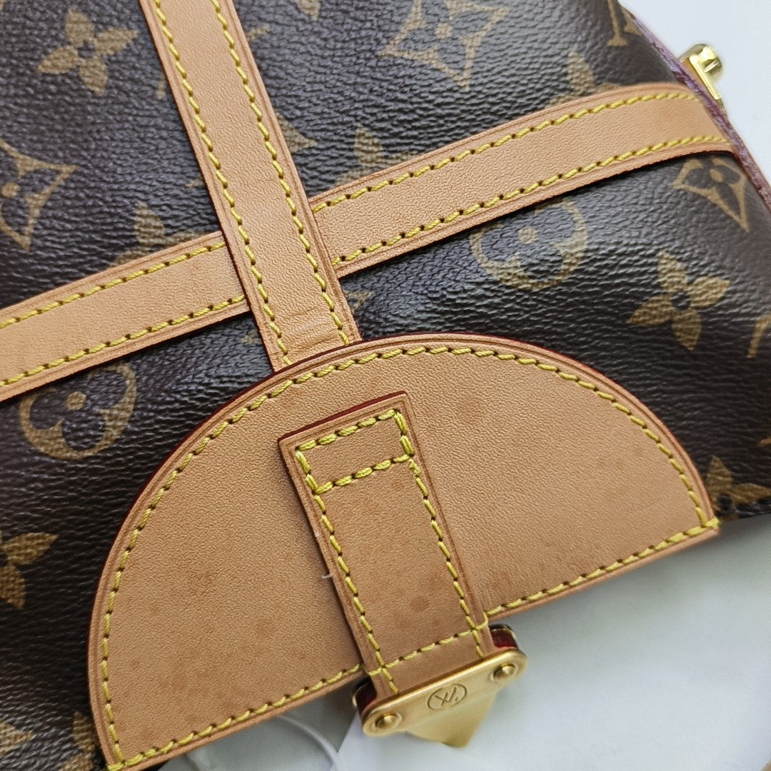 DUFFLE Monogram Coated Canvas Brown