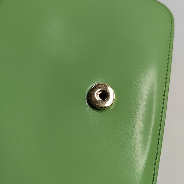 TRIOMPHE Small Quilted Calfskin Green