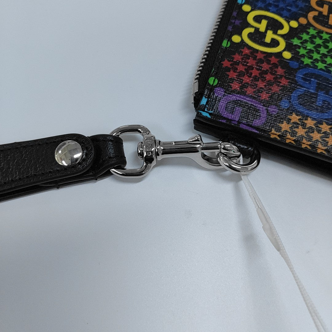 GG Supreme Monogram Coated Canvas Black