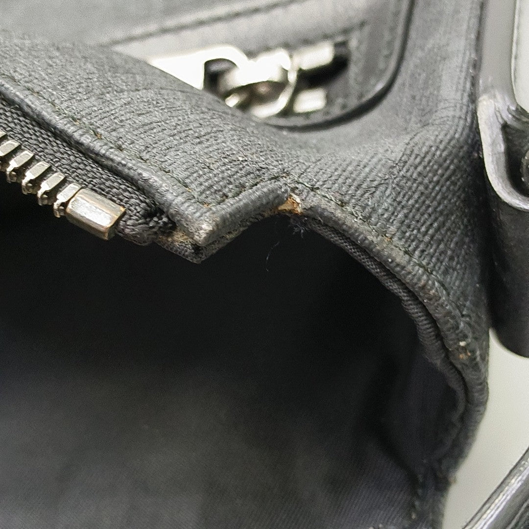 Monogram Coated Canvas Black