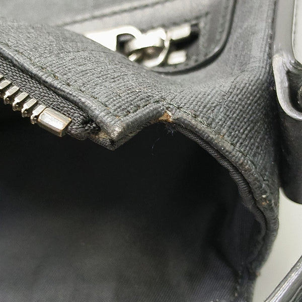 Monogram Coated Canvas Black