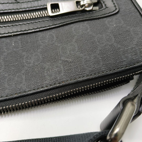 Monogram Coated Canvas Black