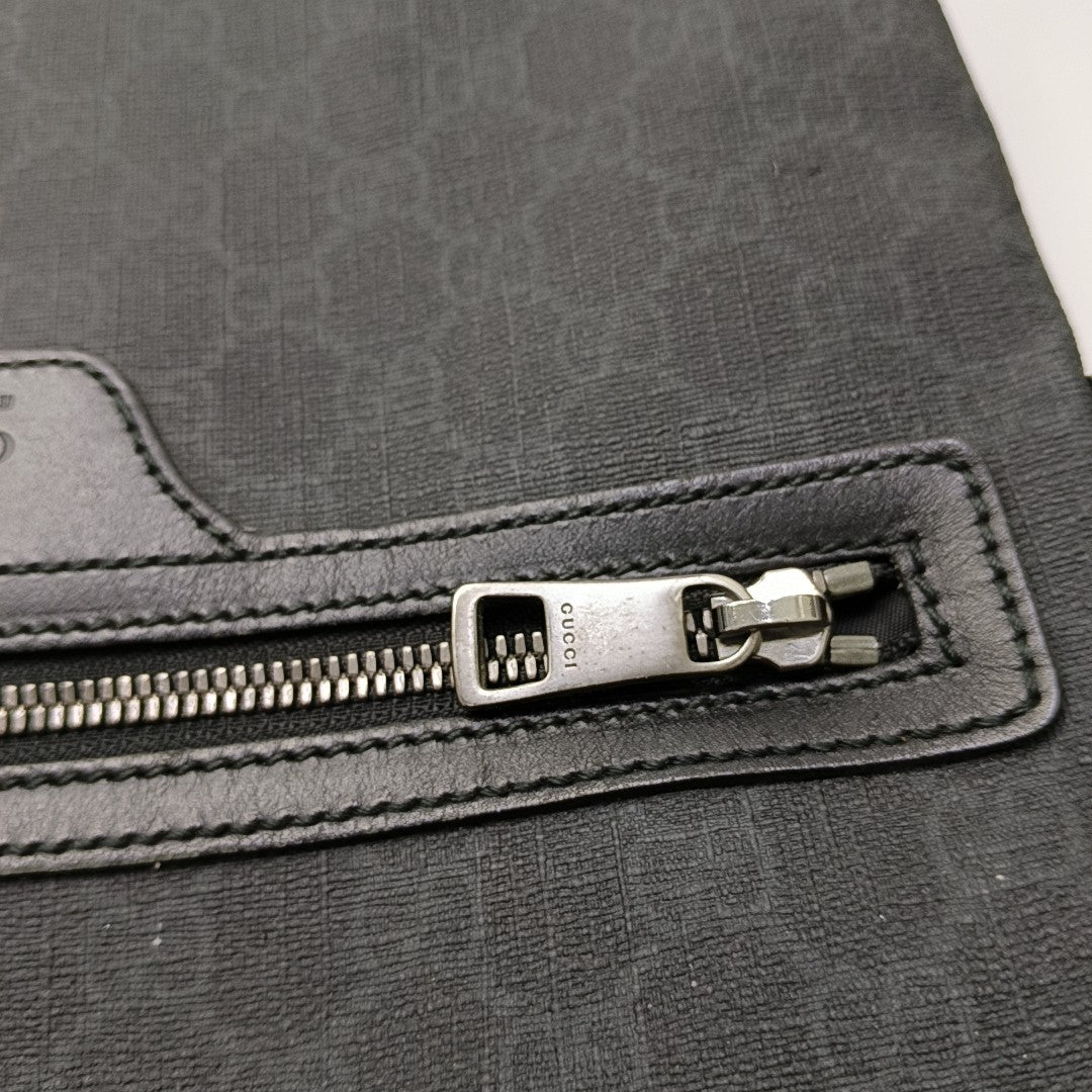 Monogram Coated Canvas Black