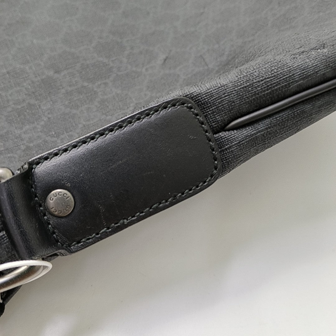 Monogram Coated Canvas Black