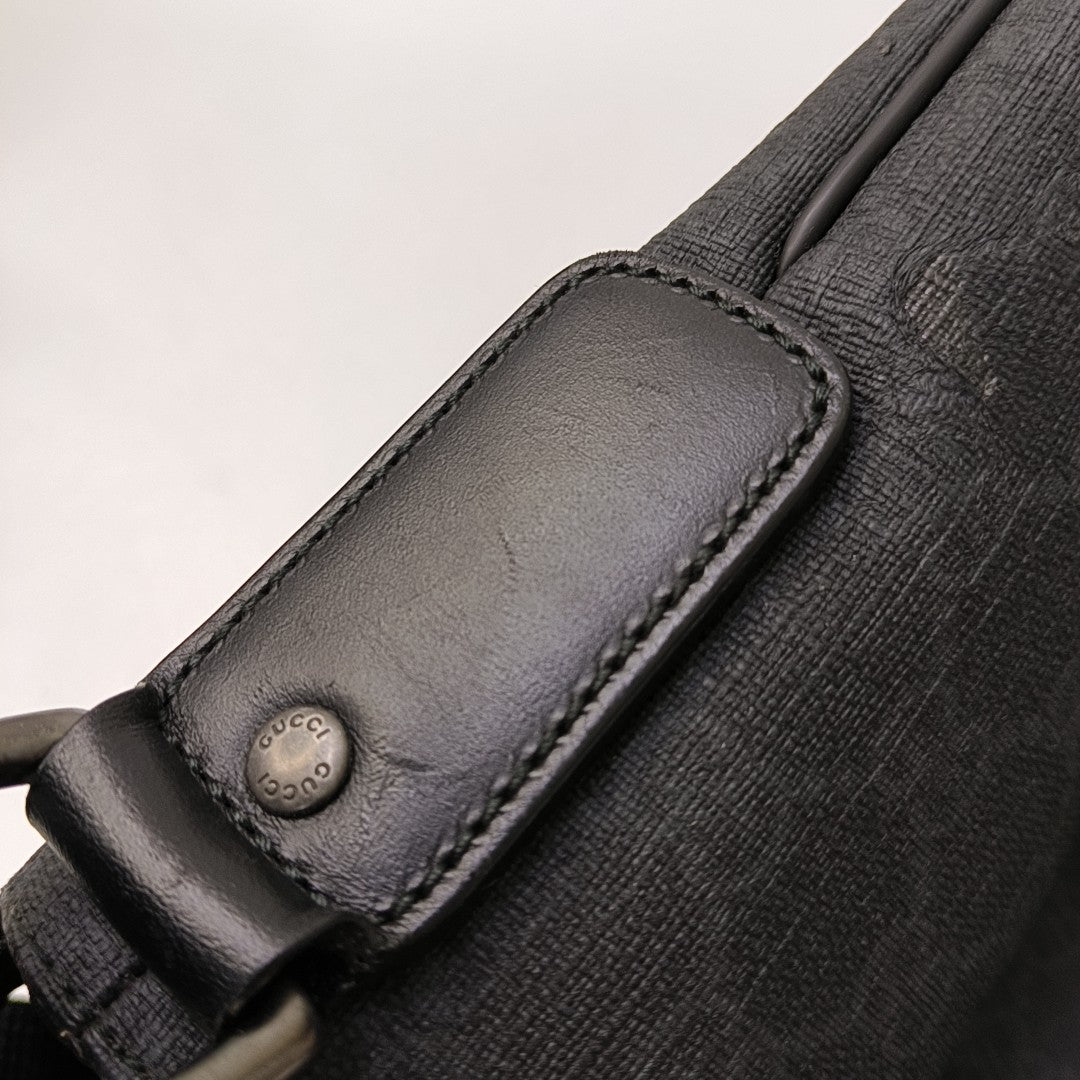 Monogram Coated Canvas Black