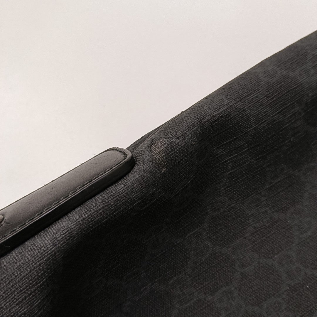 Monogram Coated Canvas Black