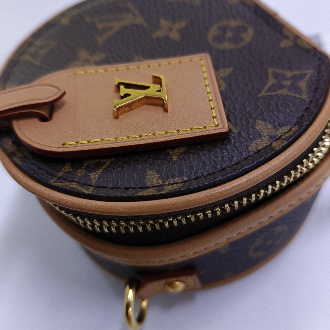BOITE CHAPEAU Monogram Coated Canvas Brown