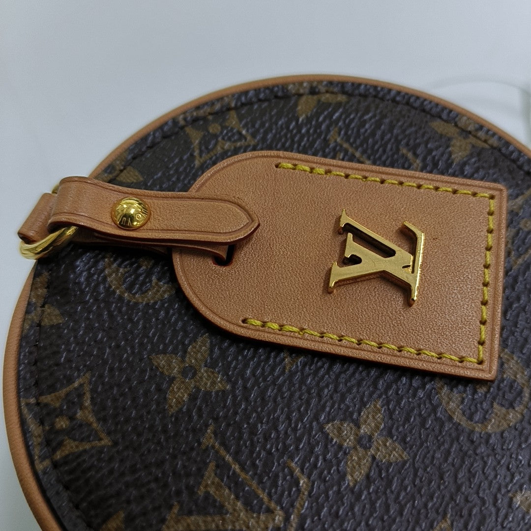 BOITE CHAPEAU Monogram Coated Canvas Brown