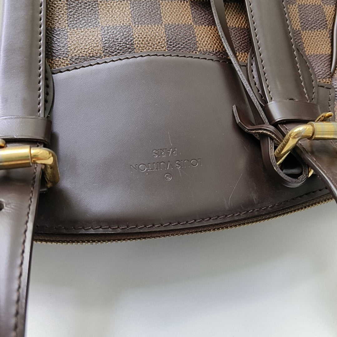 VERONA MM Damier Ebene Coated Canvas Brown