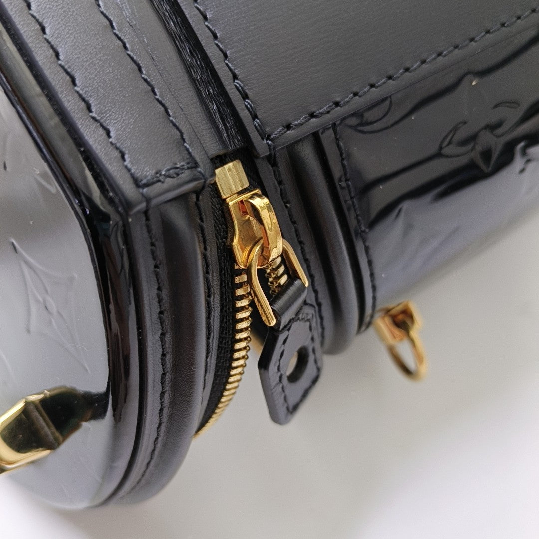 CANNES Patent Leather Black