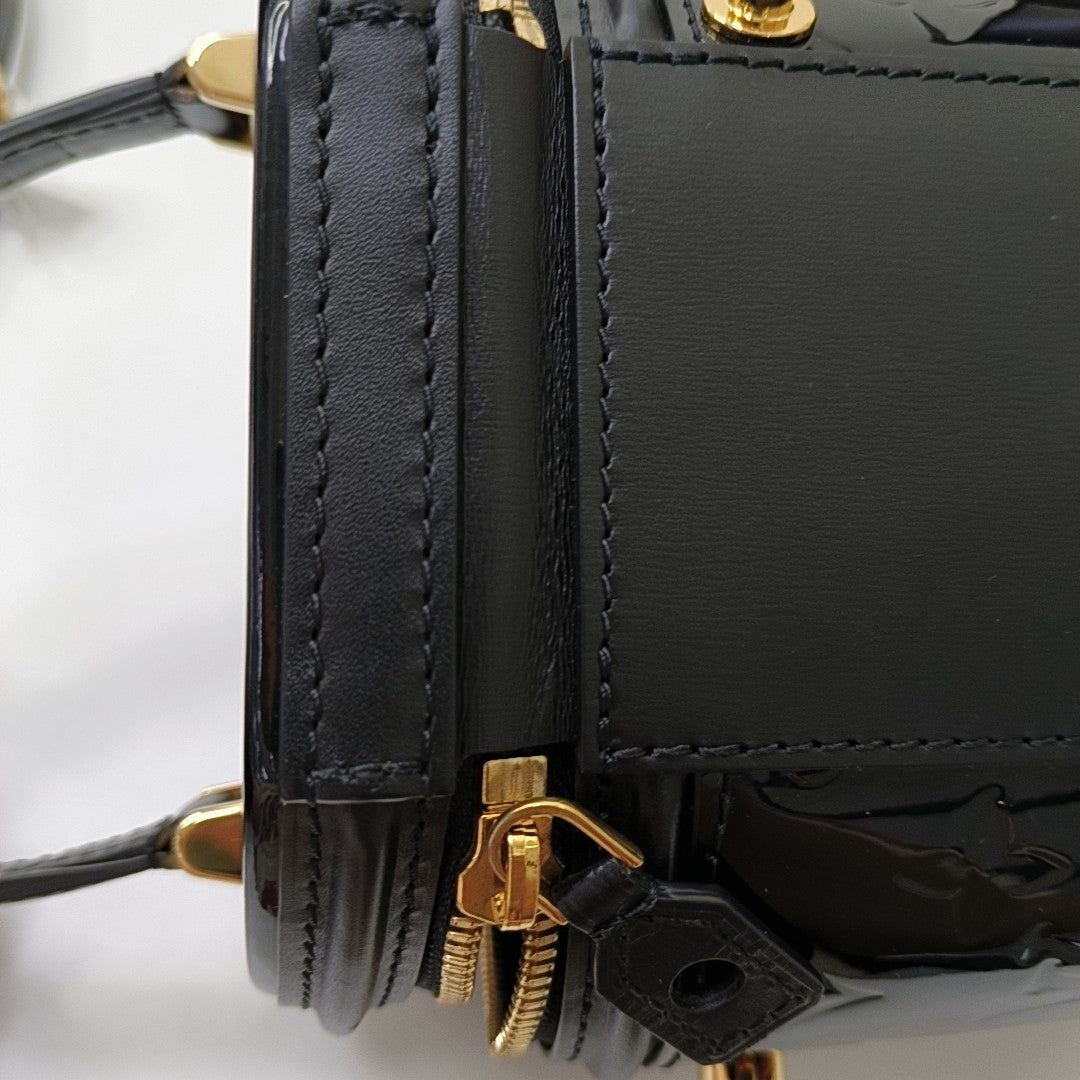 CANNES Patent Leather Black