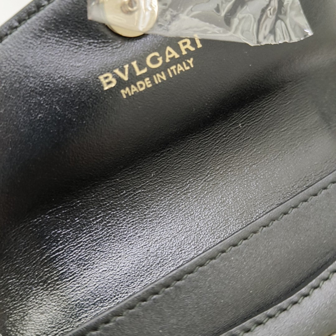 SERPENTI FOREVER Calfskin Black Wallet