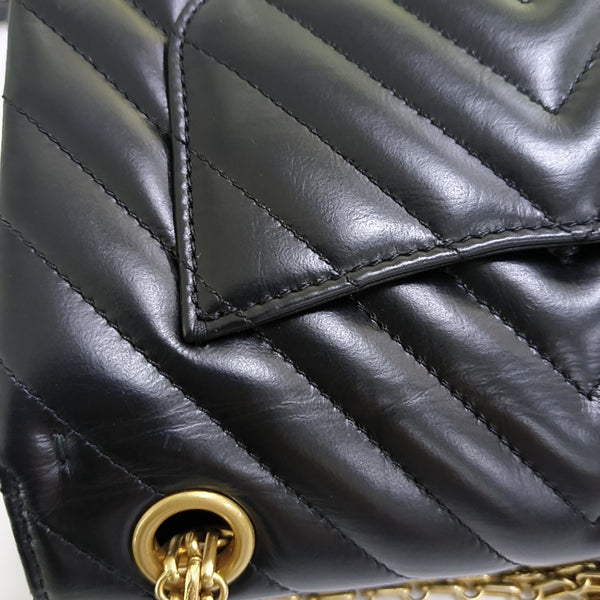 2.55 224 (mini) Quilted Calfskin Black