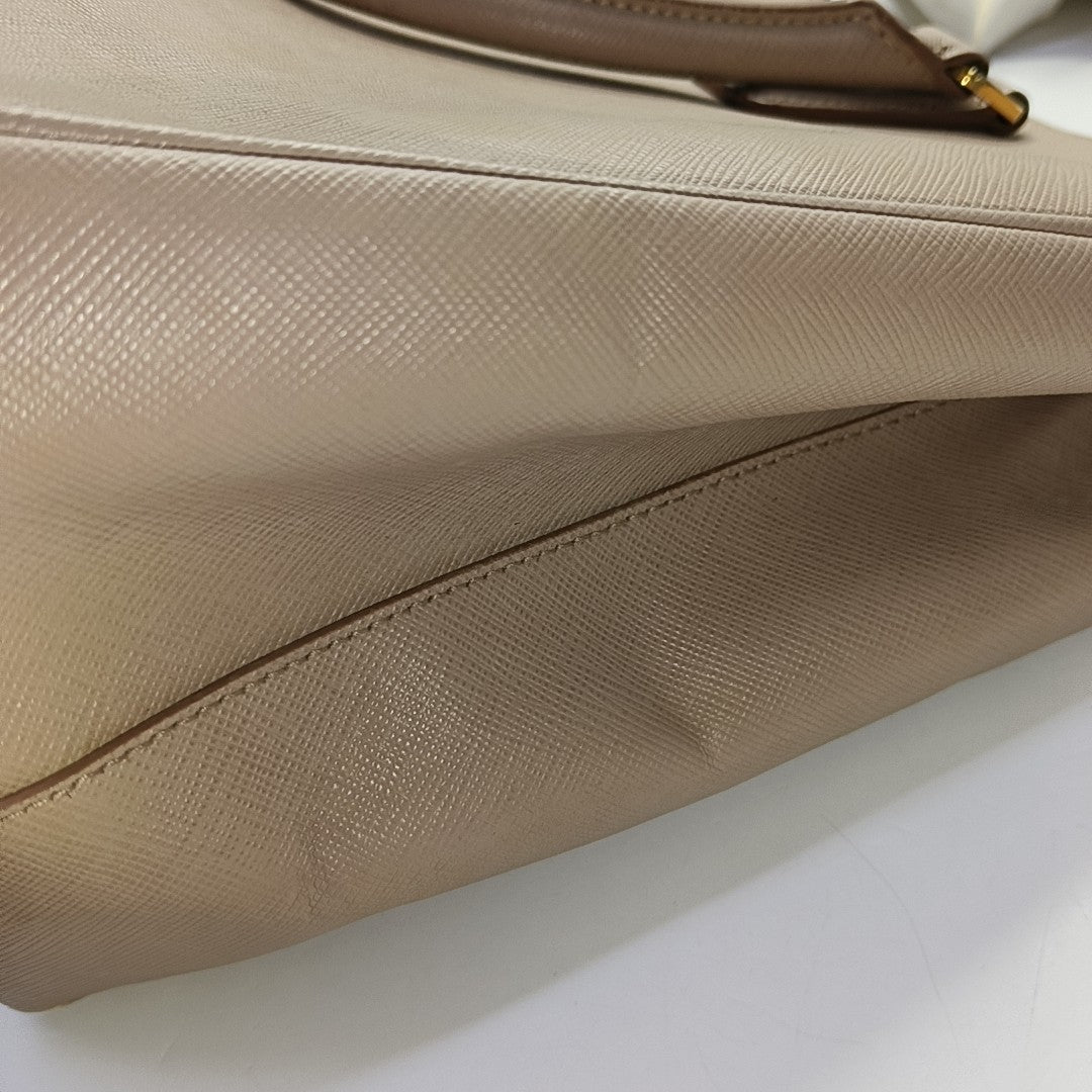 Galleria Extra Large Saffiano Calfskin Pink