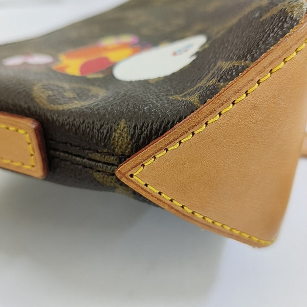 TROTTER Monogram Coated Canvas Brown
