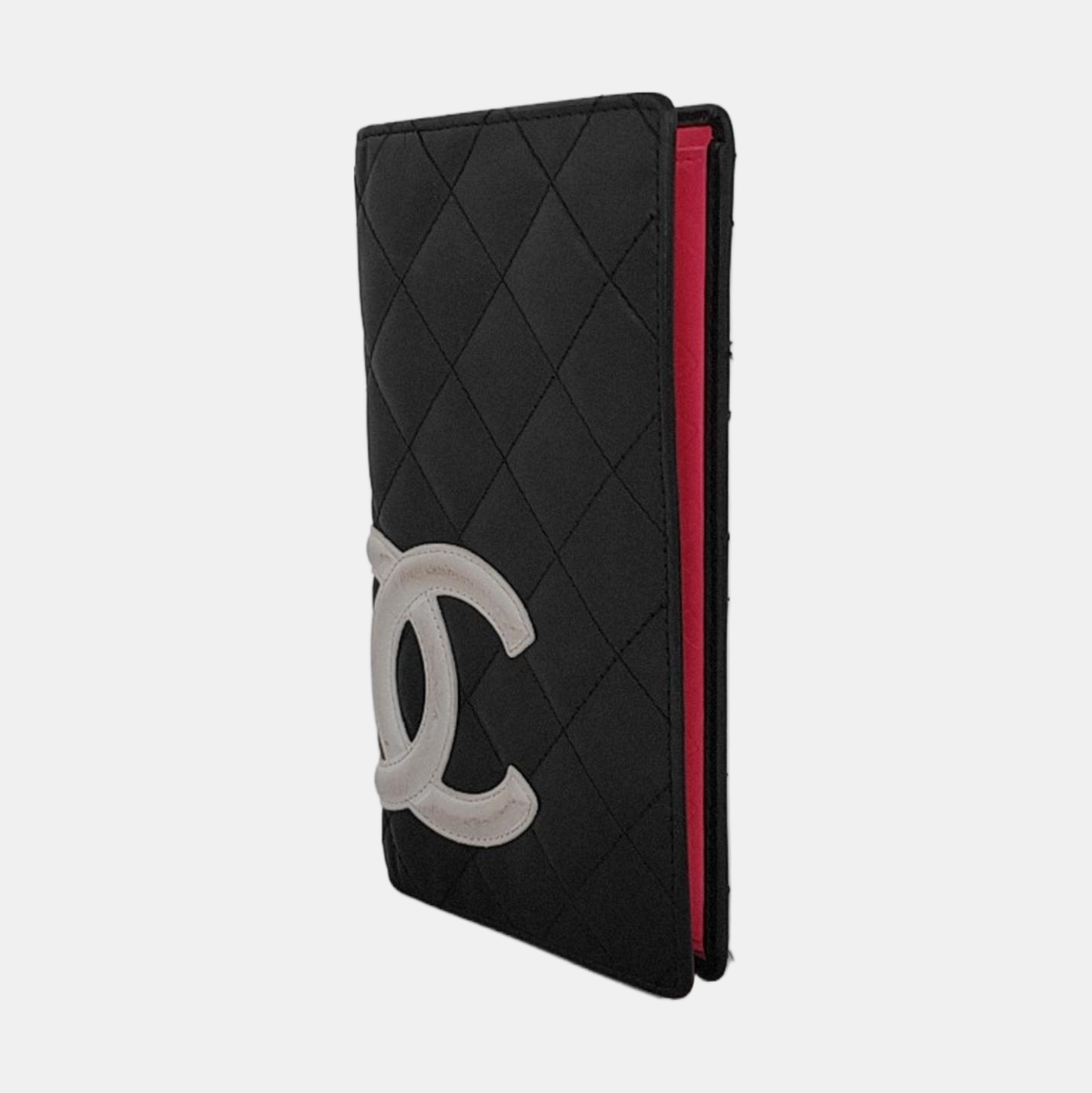 Authenticated pre-owned  Cambon Quilted Calfskin Black Wallet - Wallet at Looply
