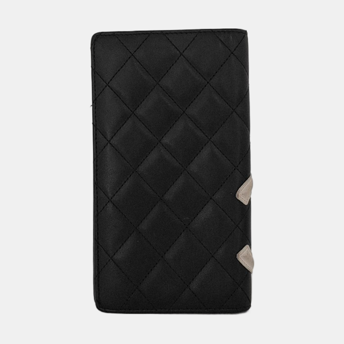 Authenticated pre-owned  Cambon Quilted Calfskin Black Wallet - Wallet at Looply