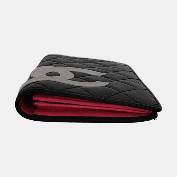 Authenticated pre-owned  Cambon Quilted Calfskin Black Wallet - Wallet at Looply