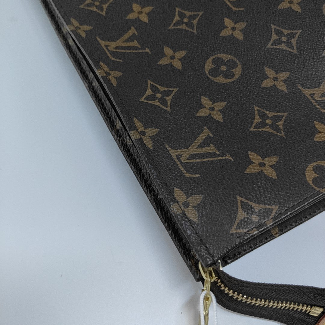 TOILET POCKET 26 Monogram Coated Canvas Brown