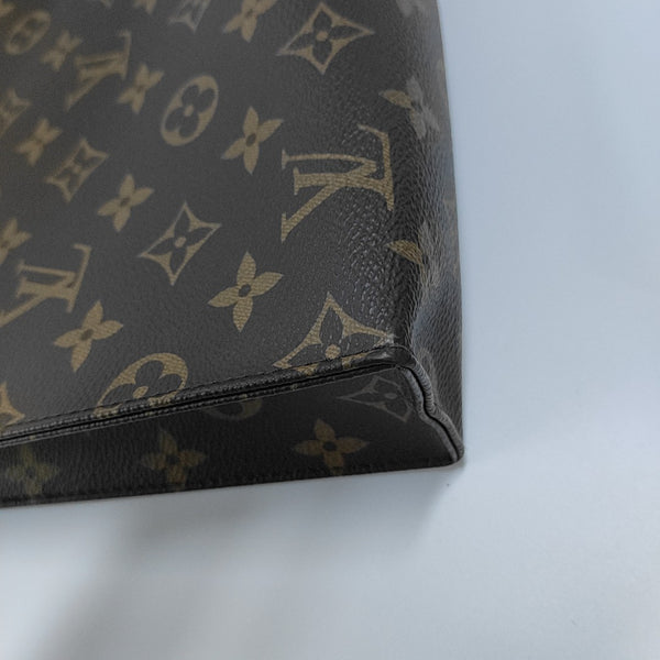 TOILET POCKET 26 Monogram Coated Canvas Brown
