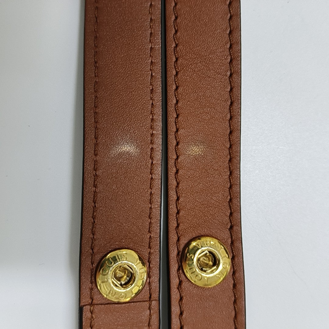 DAUPHINE MM Monogram Coated Canvas Brown