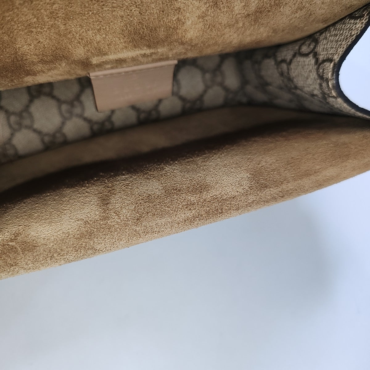 Dionysus Mini Monogram Coated Canvas Beige